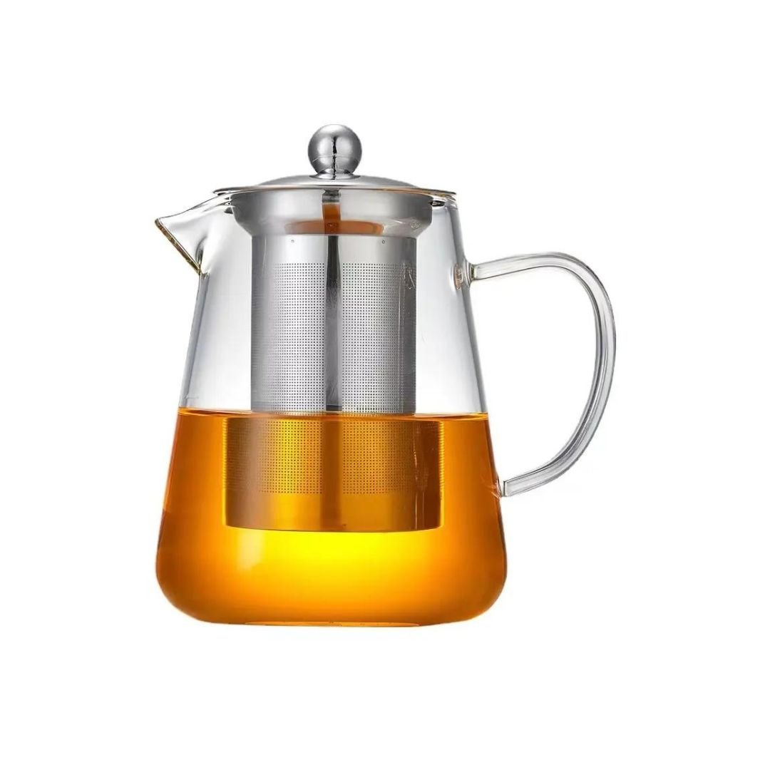 Glas Teekanne mit Filtereinsatz 1100ml - LUNDAVY