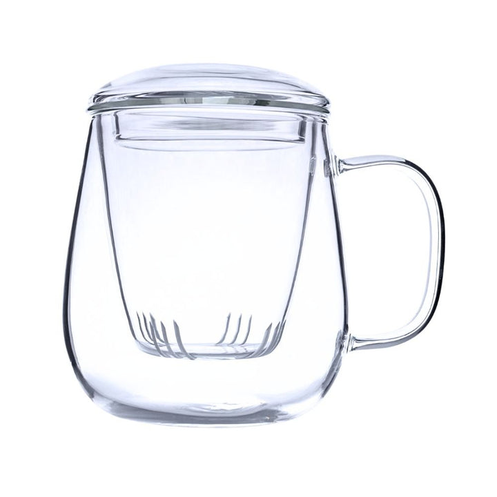 Teeglas mit Sieb All-in-One 550ml - LUNDAVY